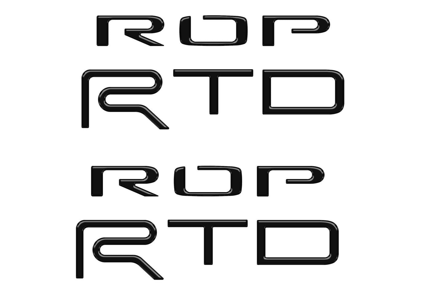Bed Side Letter Inserts Fits 2015-2021 Toyota Tundra TRD Pro by Tufskinz.com
