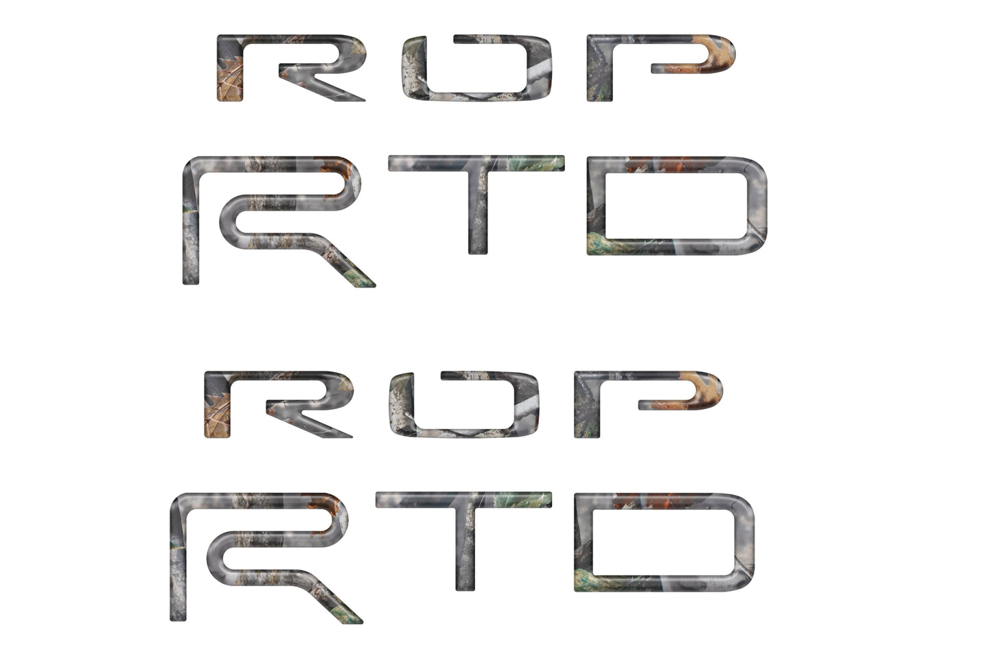 Bed Side Letter Inserts Fits 2015-2021 Toyota Tundra TRD Pro by Tufskinz.com