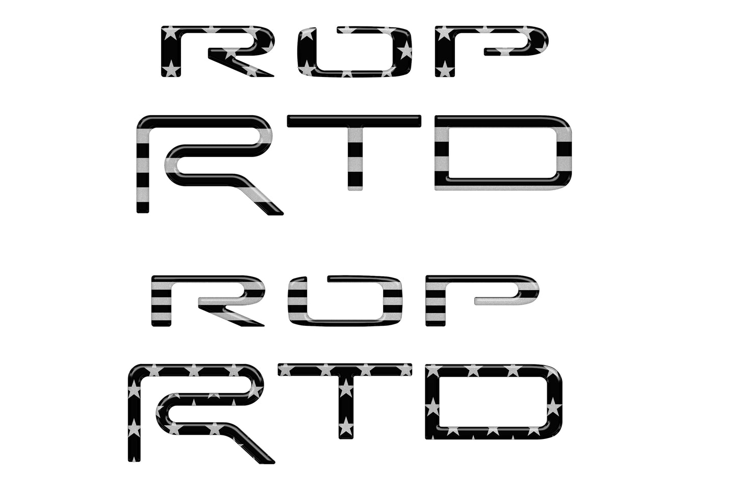 Bed Side Letter Inserts Fits 2015-2021 Toyota Tundra TRD Pro by Tufskinz.com