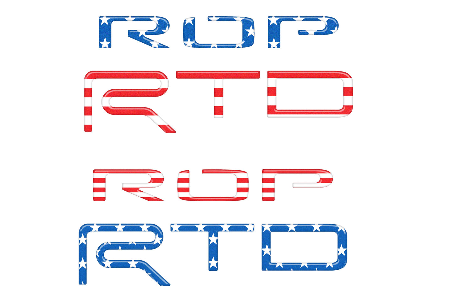 Bed Side Letter Inserts Fits 2015-2021 Toyota Tundra TRD Pro by Tufskinz.com