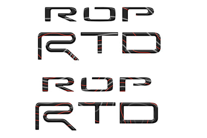 Bed Side Letter Inserts Fits 2015-2021 Toyota Tundra TRD Pro by Tufskinz.com
