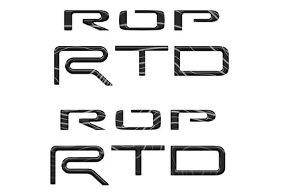 Bed Side Letter Inserts Fits 2015-2021 Toyota Tundra TRD Pro by Tufskinz.com