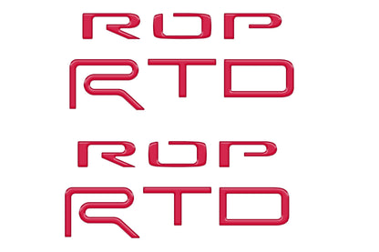 Bed Side Letter Inserts Fits 2015-2021 Toyota Tundra TRD Pro by Tufskinz.com