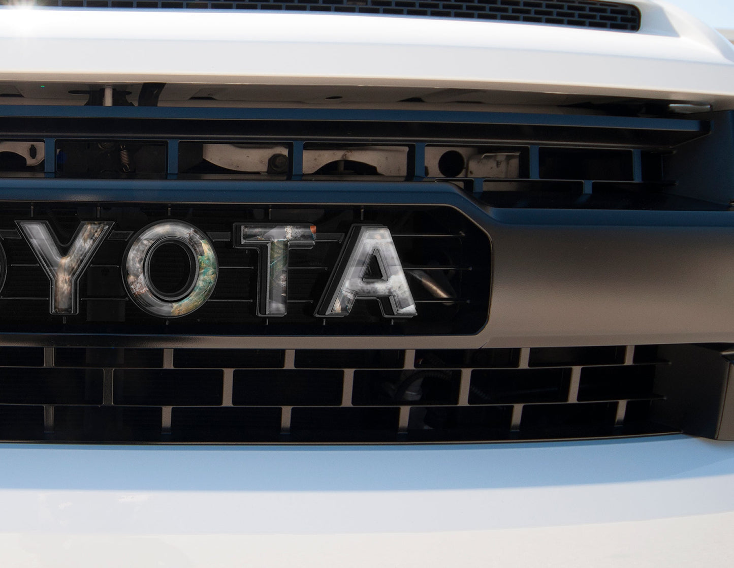 Grille Letter Overlays Fits 2014-2021 Toyota Tundra by Tufskinz.com