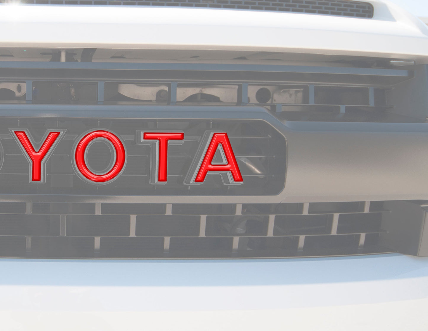 Grille Letter Overlays Fits 2014-2021 Toyota Tundra by Tufskinz.com
