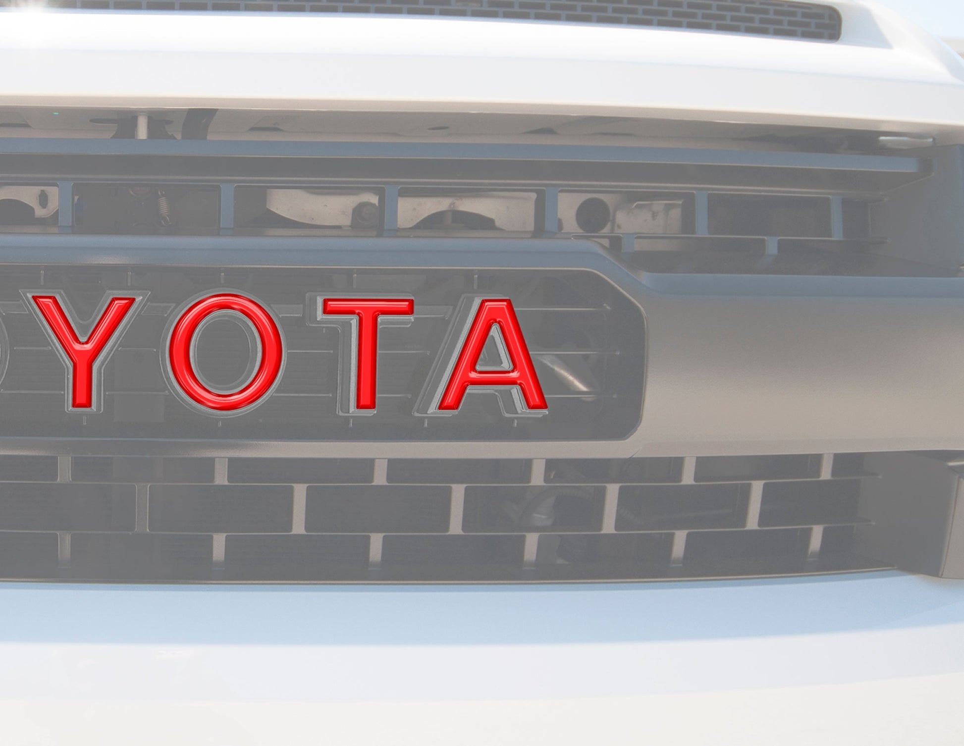 Grille Letter Overlays Fits 2014-2021 Toyota Tundra by Tufskinz.com