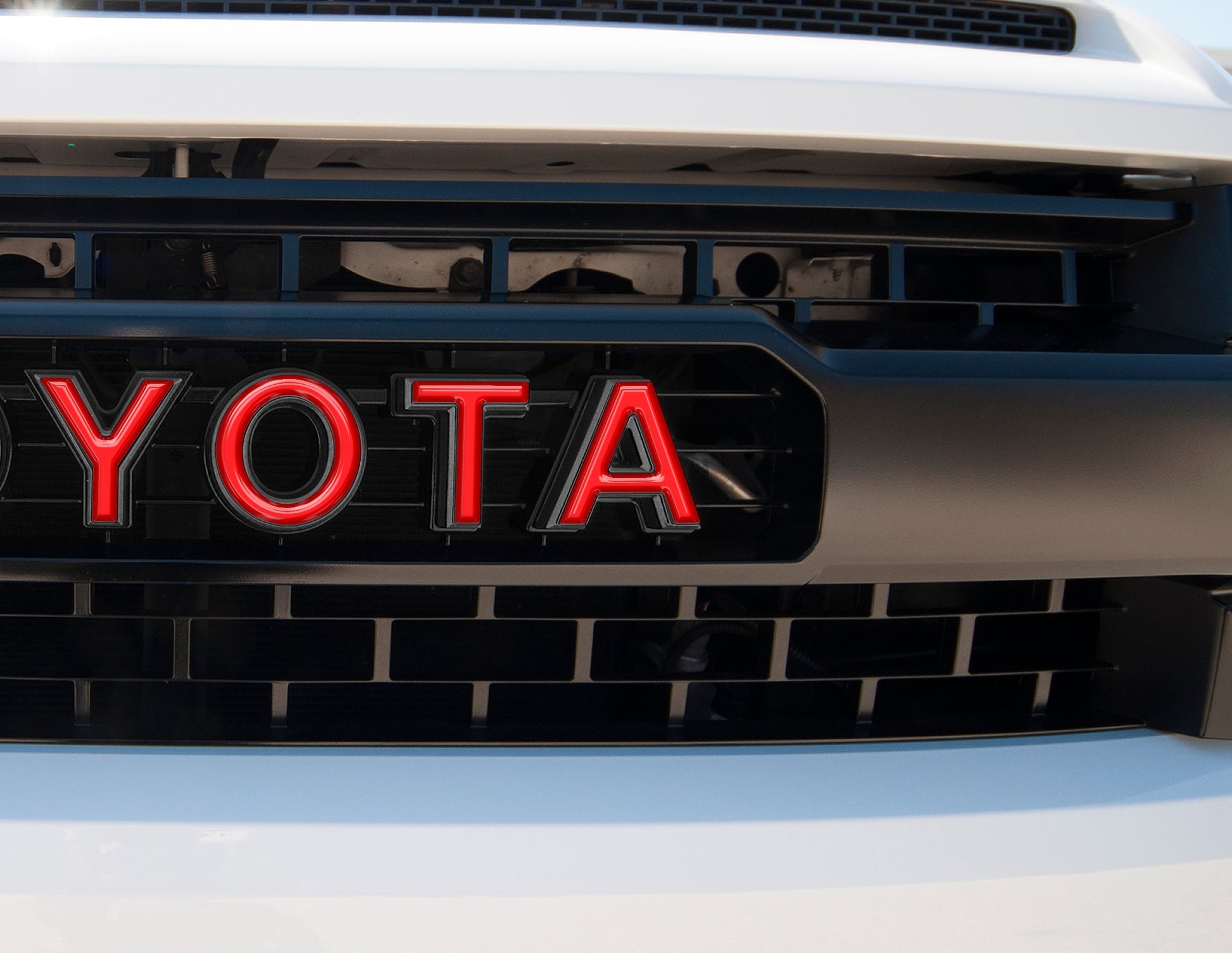 Grille Letter Overlays Fits 2014-2021 Toyota Tundra by Tufskinz.com