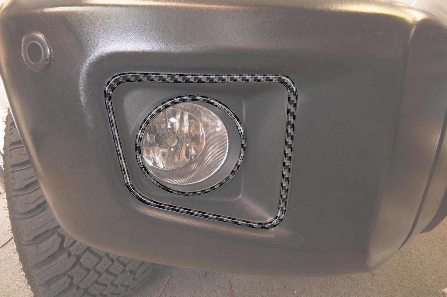 Fog Light Accent Trim Fits 2014-2021 Toyota Tundra by Tufskinz.com