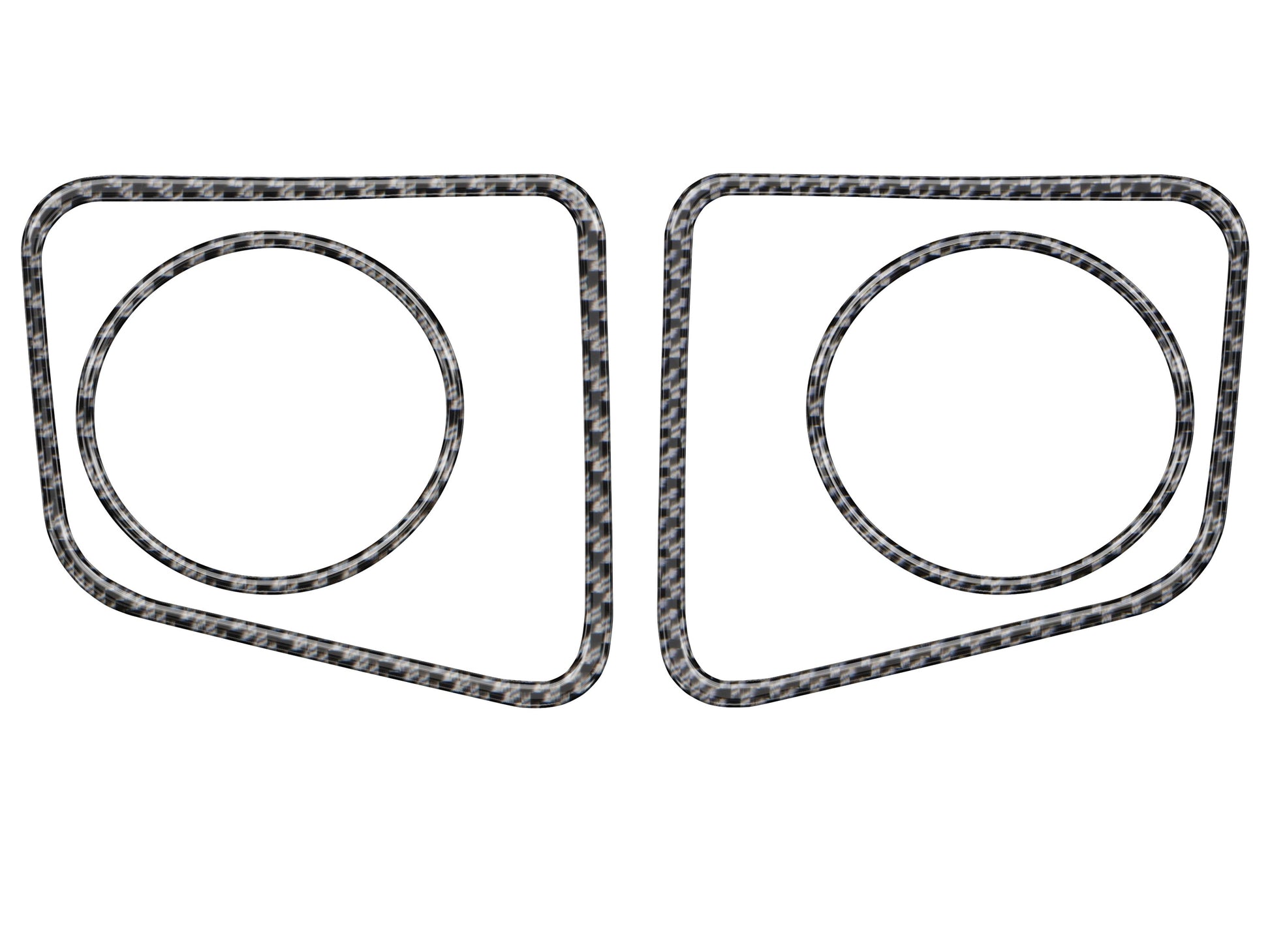 Fog Light Accent Trim Fits 2014-2021 Toyota Tundra by Tufskinz.com