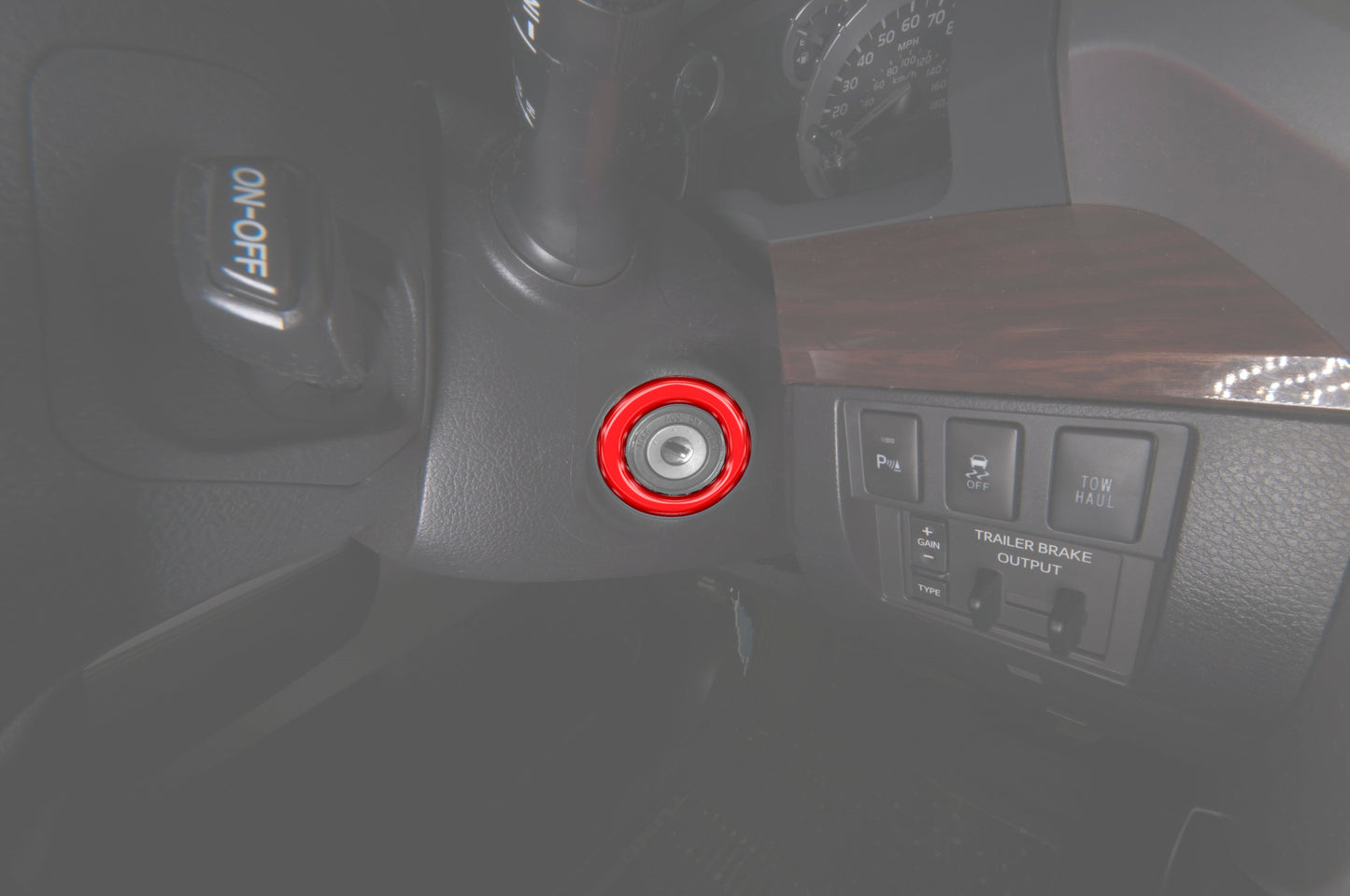Key Ignition Accent Overlay Fits Tacoma(2016-23) & Tundra(2014-21) by Tufskinz.com