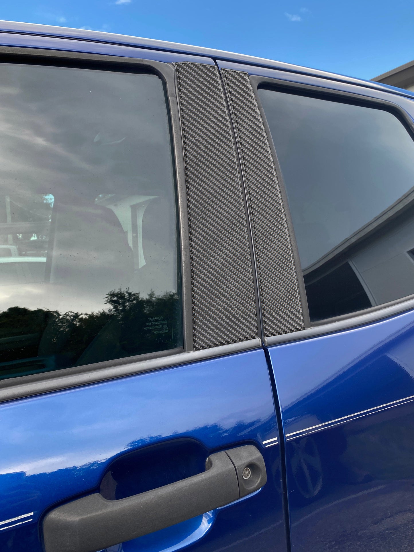 Door Pillars Accent Trim Fits 2007-2021 Toyota Tundra by Tufskinz.com