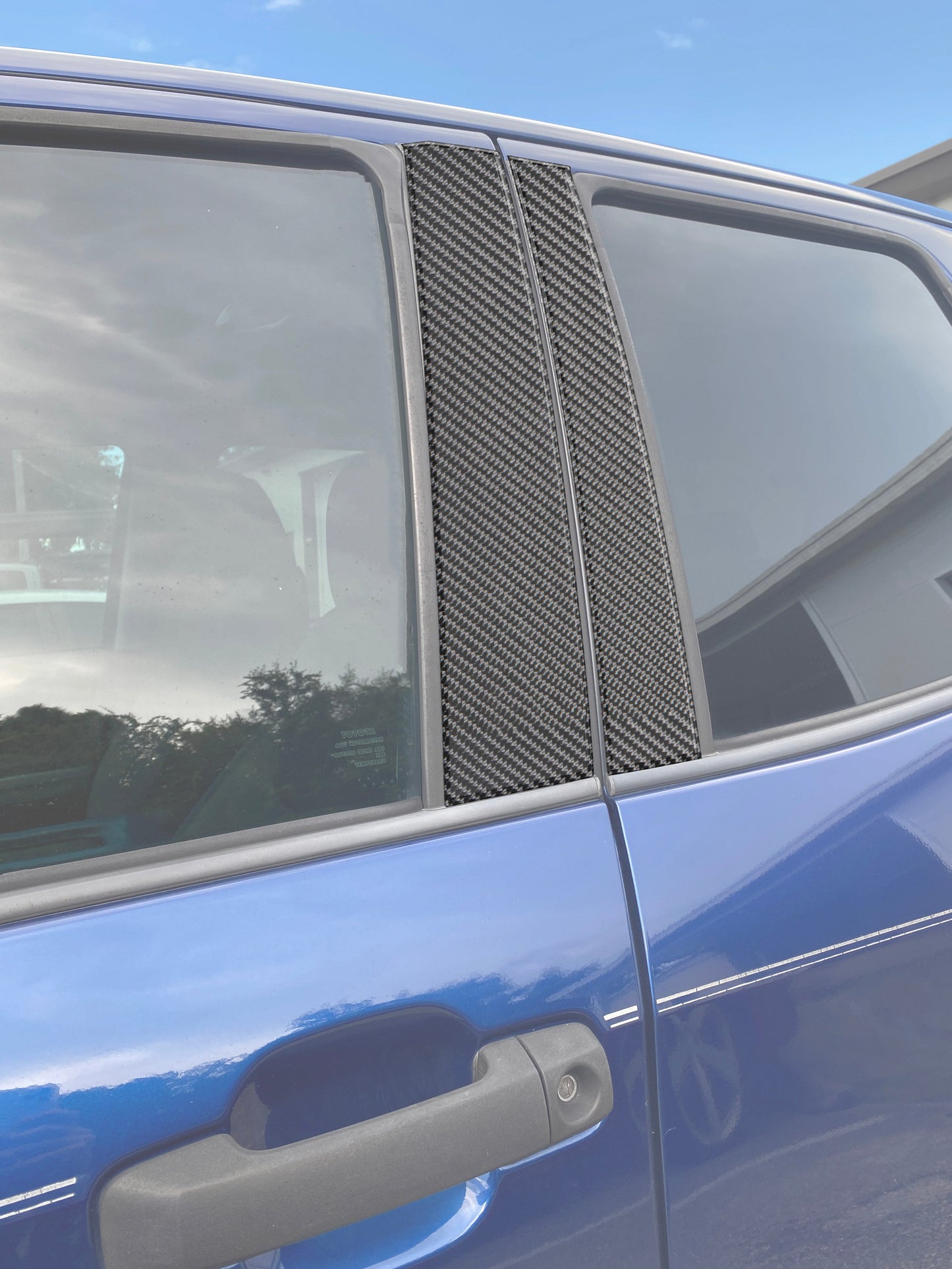 Door Pillars Accent Trim Fits 2007-2021 Toyota Tundra by Tufskinz.com