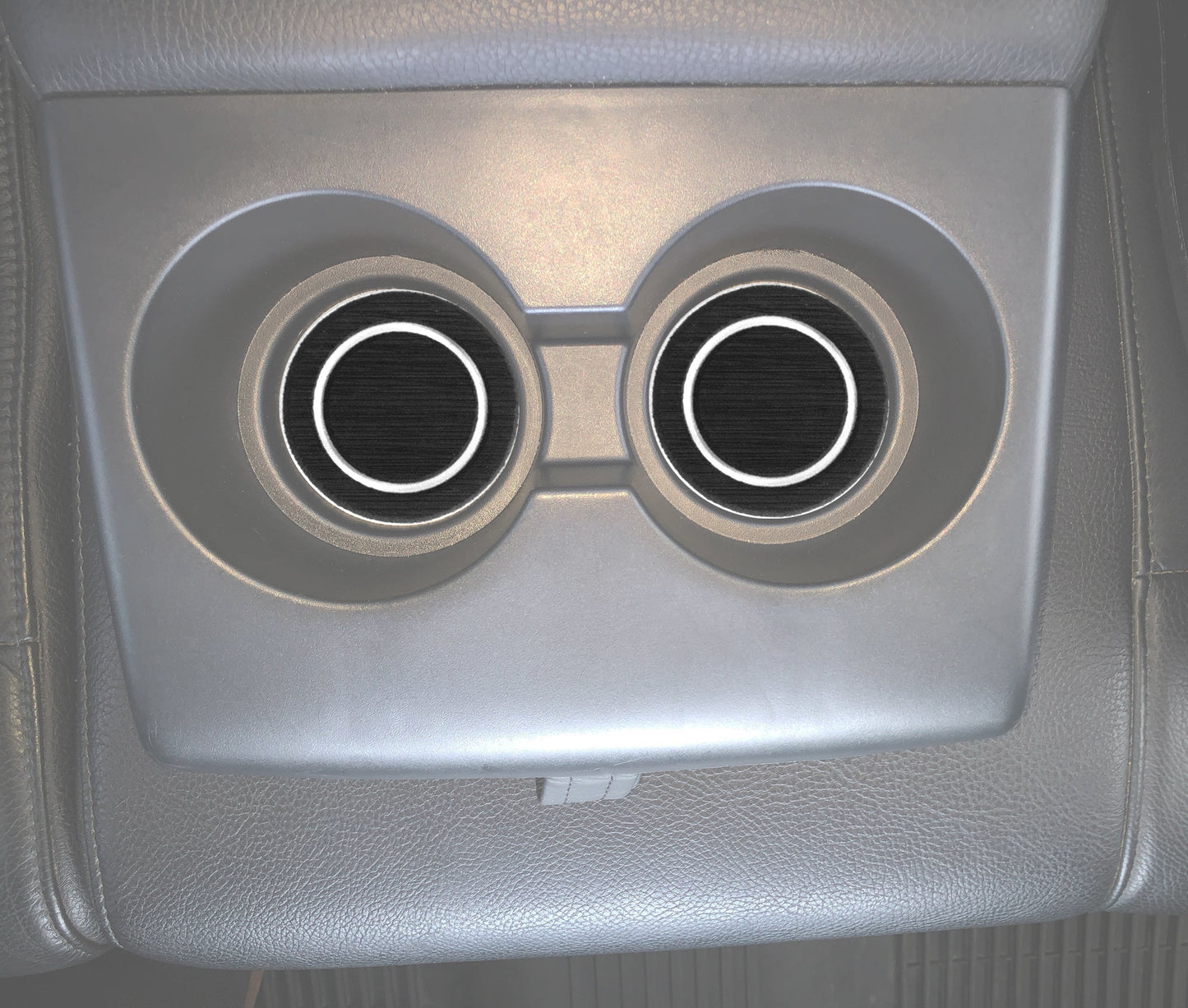 Rear Seat Cup Holder Inserts Fits 2007-2021 Toyota Tundra by Tufskinz.com