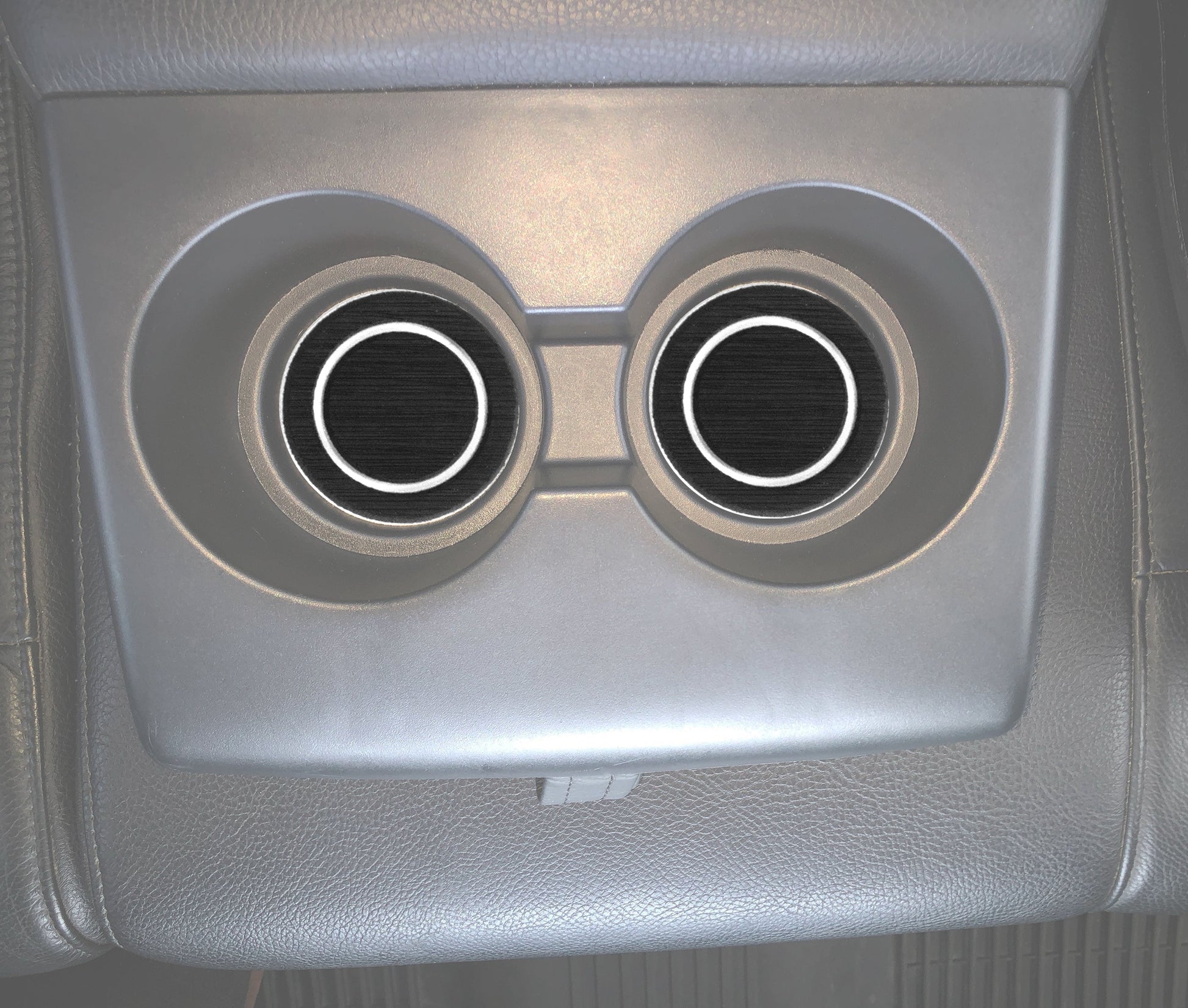 Rear Seat Cup Holder Inserts Fits 2007-2021 Toyota Tundra by Tufskinz.com