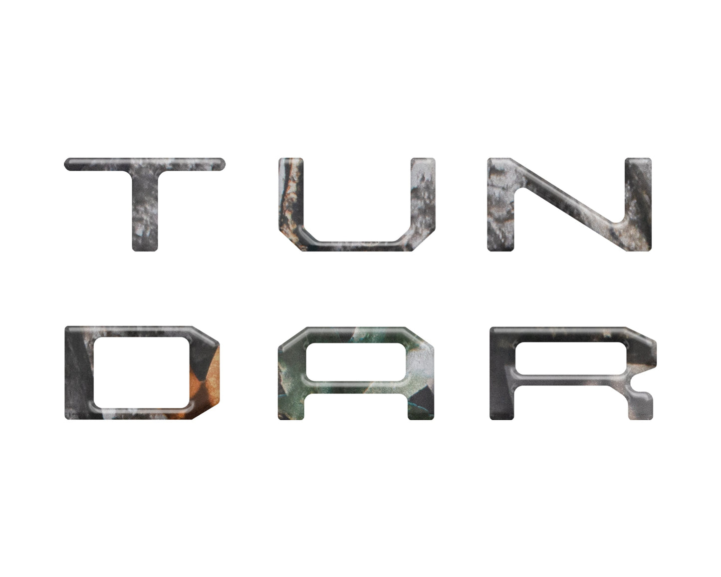Radio Letter Inserts Fits 2014-2021 Toyota Tundra by Tufskinz.com