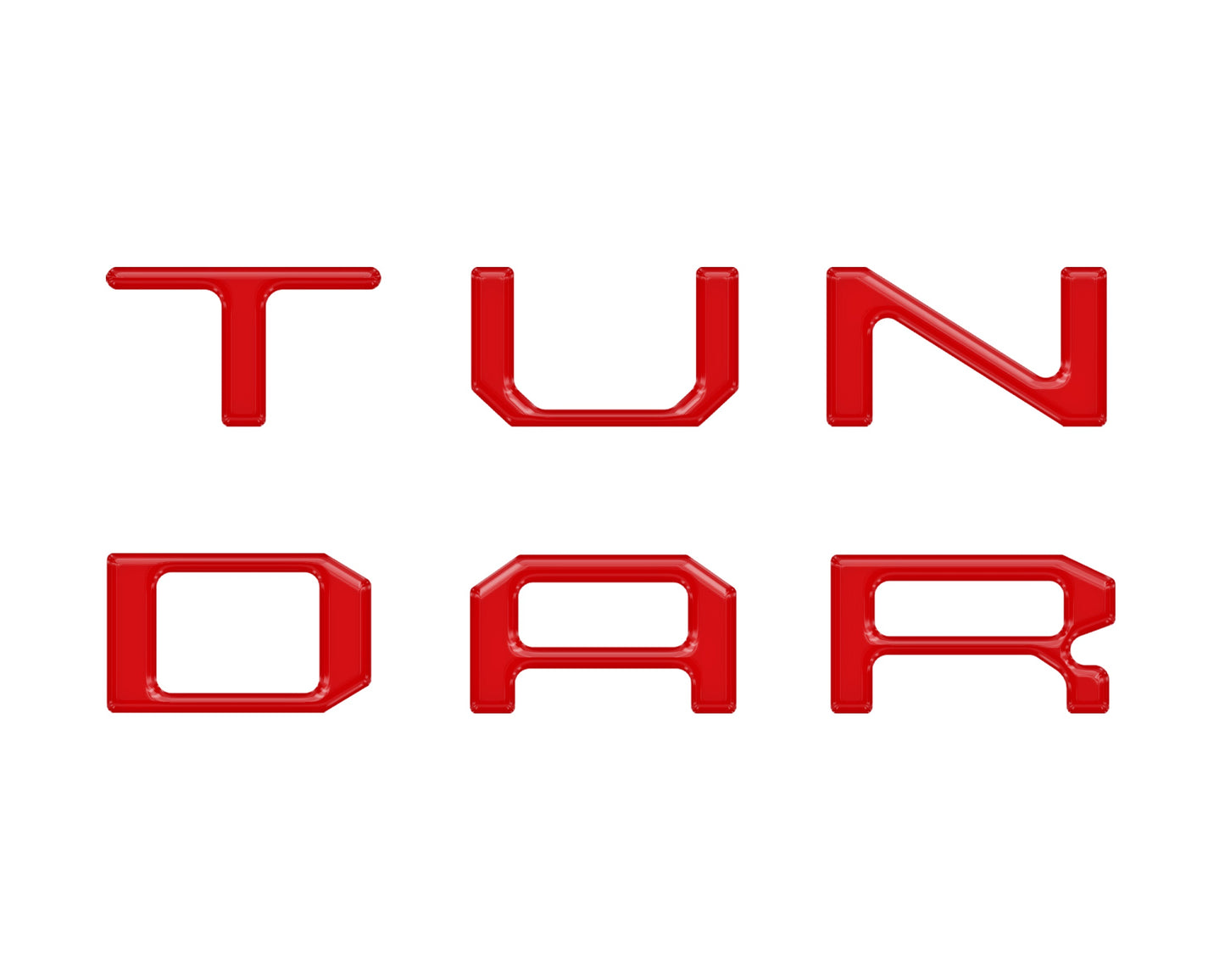 Radio Letter Inserts Fits 2014-2021 Toyota Tundra by Tufskinz.com