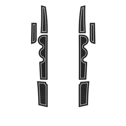 Crew Max Side Door Foam Inserts Fits 2007-2021 Toyota Tundra by Tufskinz.com