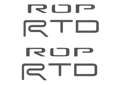 Bed Side Letter Inserts Fits 2015-2021 Toyota Tundra TRD Pro by Tufskinz.com
