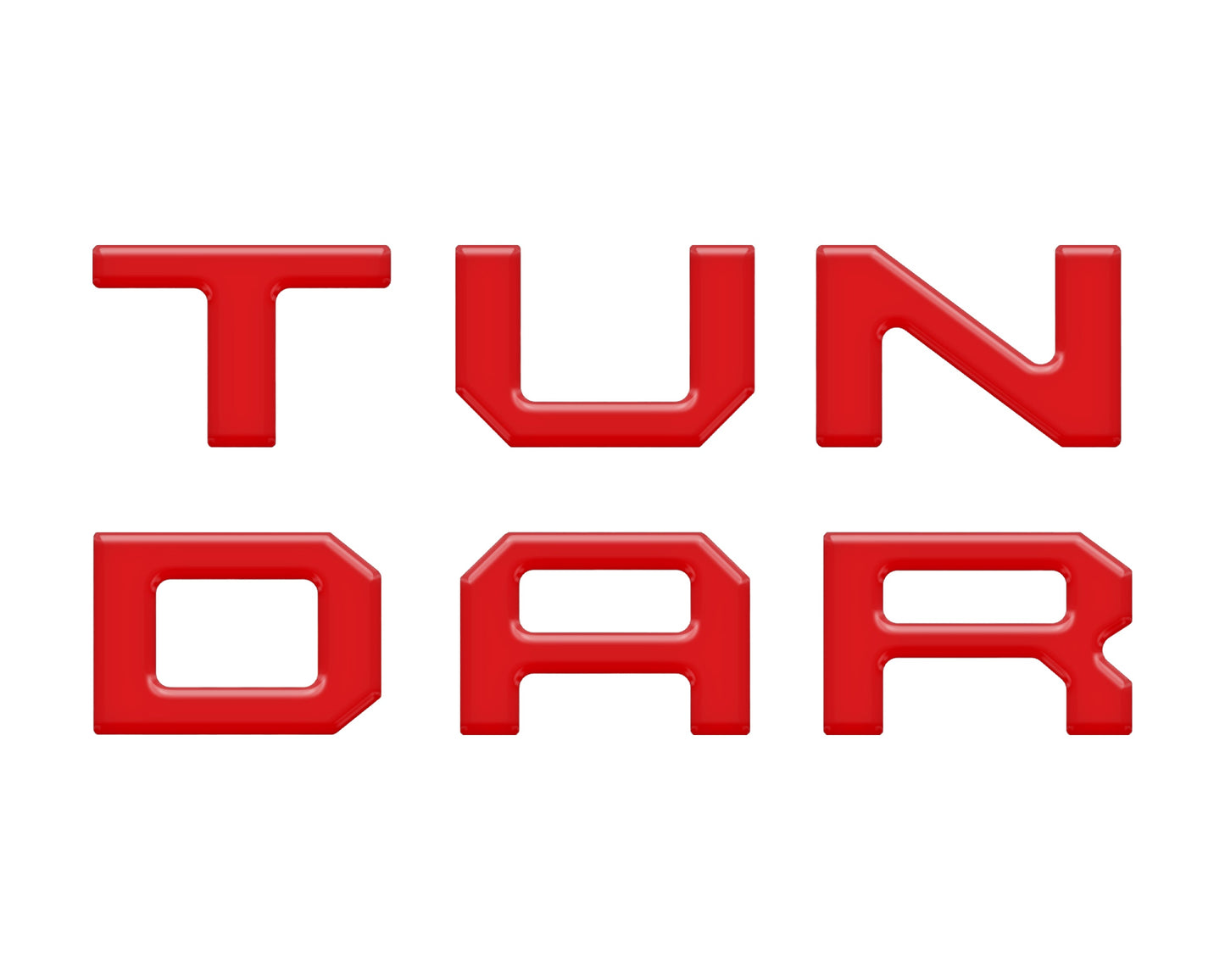 Radio Letter Inserts Fits 2014-2021 Toyota Tundra by Tufskinz.com