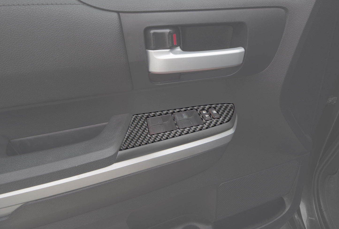 Door Switch Panel Accent Trim Fits 2014-2021 Toyota Tundra by Tufskinz.com