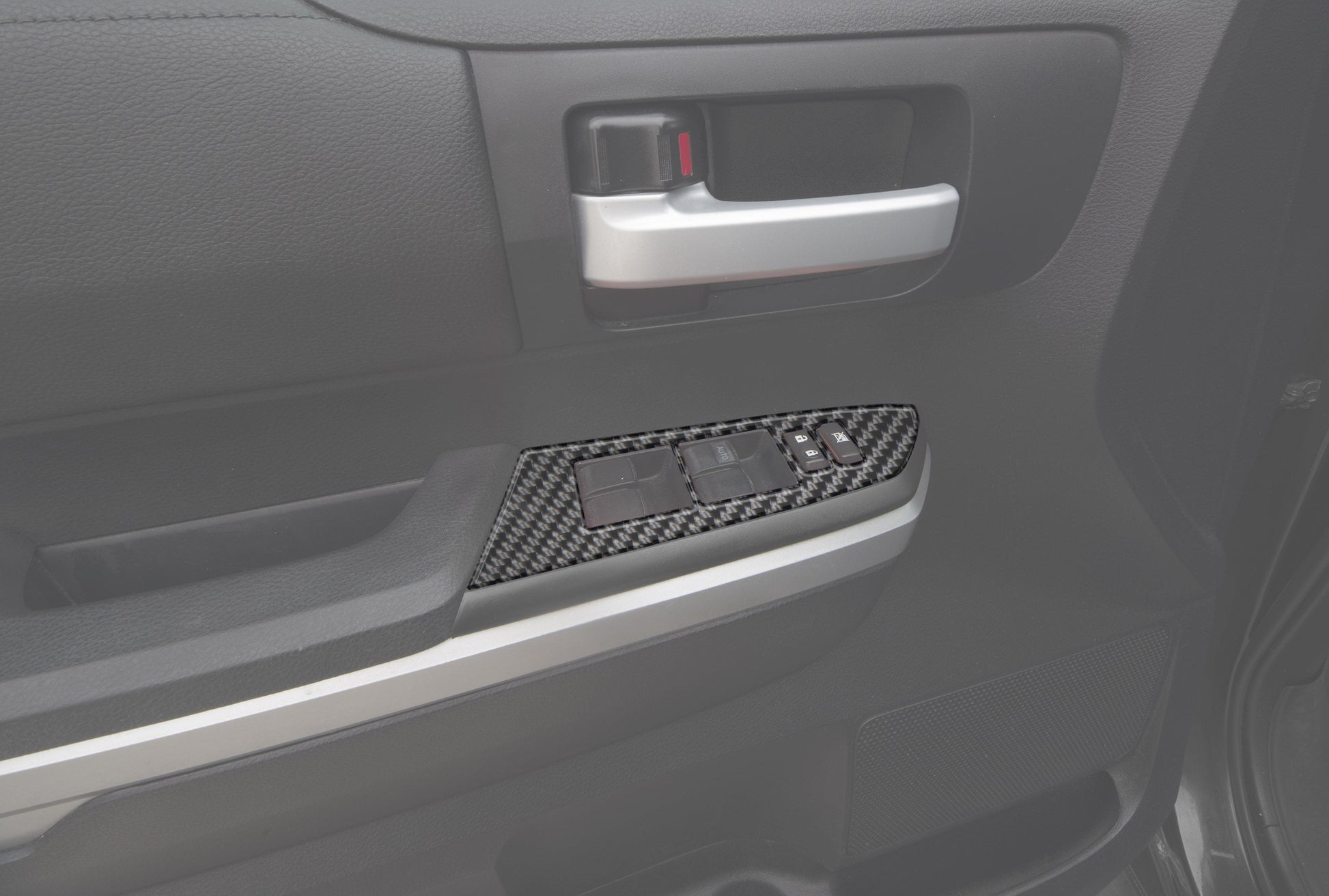 Door Switch Panel Accent Trim Fits 2014-2021 Toyota Tundra by Tufskinz.com