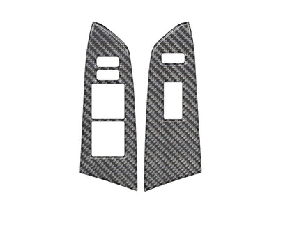 Door Switch Panel Accent Trim Fits 2014-2021 Toyota Tundra by Tufskinz.com