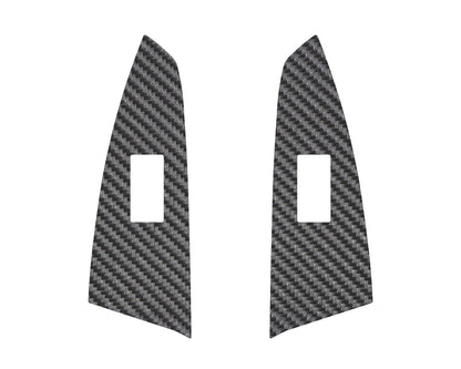 Door Switch Panel Accent Trim Fits 2014-2021 Toyota Tundra by Tufskinz.com