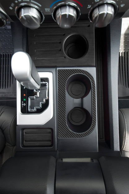 Center Console Cup Holder Replacement Trim Fits 2014-2021 Toyota Tundra by Tufskinz.com