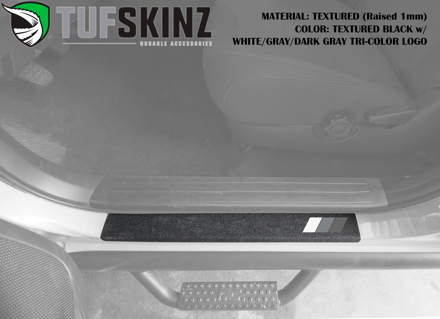 Door Sills Protection Overlay Fits 2007-2021 Toyota Tundra by Tufskinz.com