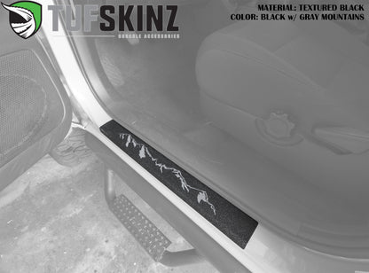 Door Sills Protection Overlay Fits 2007-2021 Toyota Tundra by Tufskinz.com