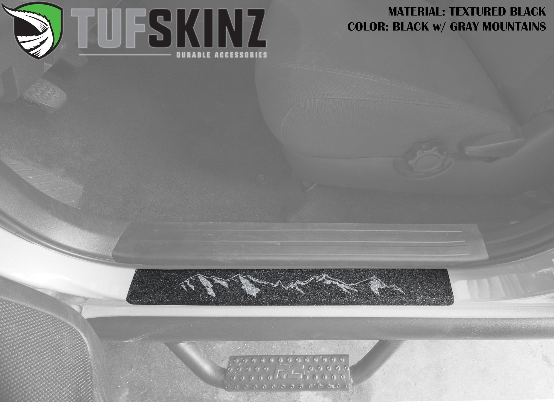 Door Sills Protection Overlay Fits 2007-2021 Toyota Tundra by Tufskinz.com