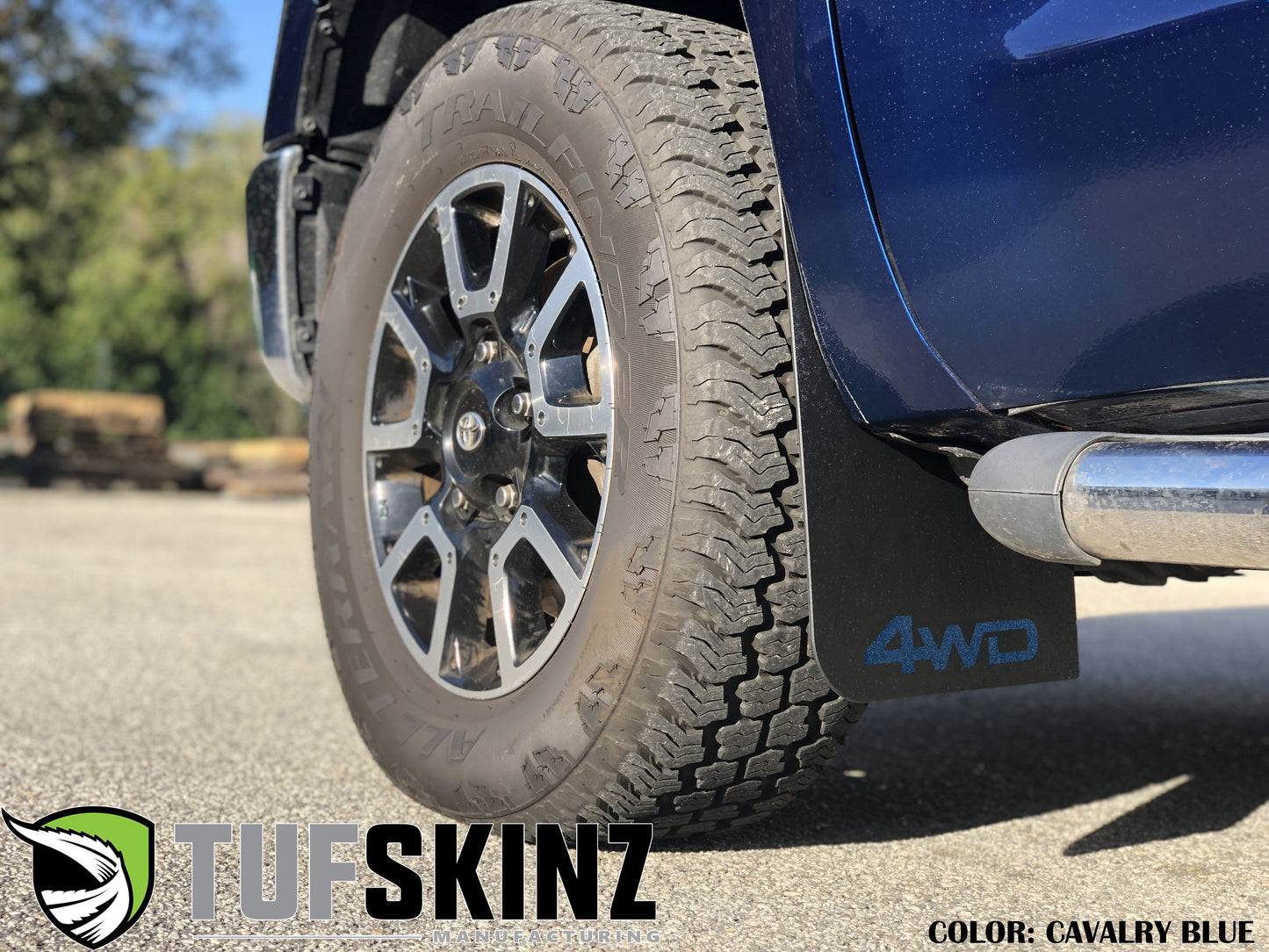 Mud Flaps Fits 2014-2021 Toyota Tundra by Tufskinz.com