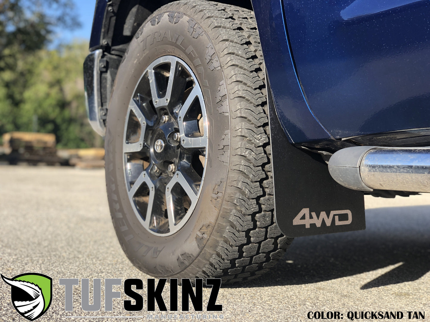 Mud Flaps Fits 2014-2021 Toyota Tundra by Tufskinz.com