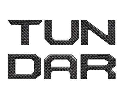 Lower Grille Letter Inserts Fits 2022-2026 Toyota Tundra by Tufskinz.com