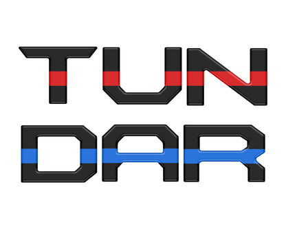 Lower Grille Letter Inserts Fits 2022-2026 Toyota Tundra by Tufskinz.com