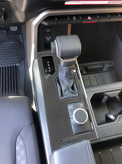 Center Console Overlay Fits 2022-2026 Toyota Tundra & 2023-2026 Toyota Sequoia by Tufskinz.com