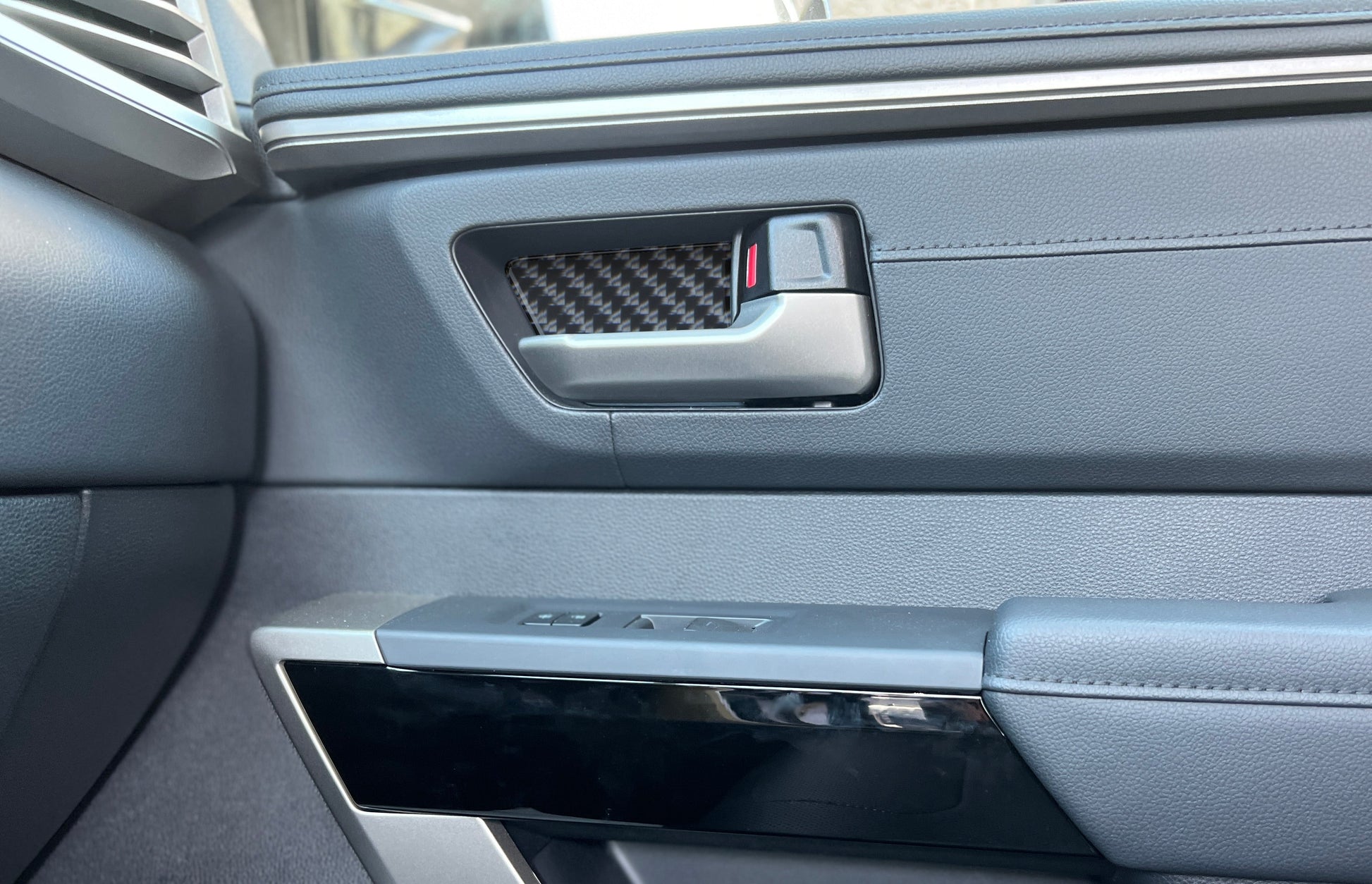 Door Handle Pocket Accent Trim Fits 2022-2026 Toyota Tundra & 2023-2026 Toyota Sequoia by Tufskinz.com