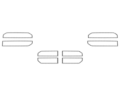 A/C Vent Accent Trim Fits 2022-2026 Toyota Tundra & 2023-2026 Toyota Sequoia by Tufskinz.com