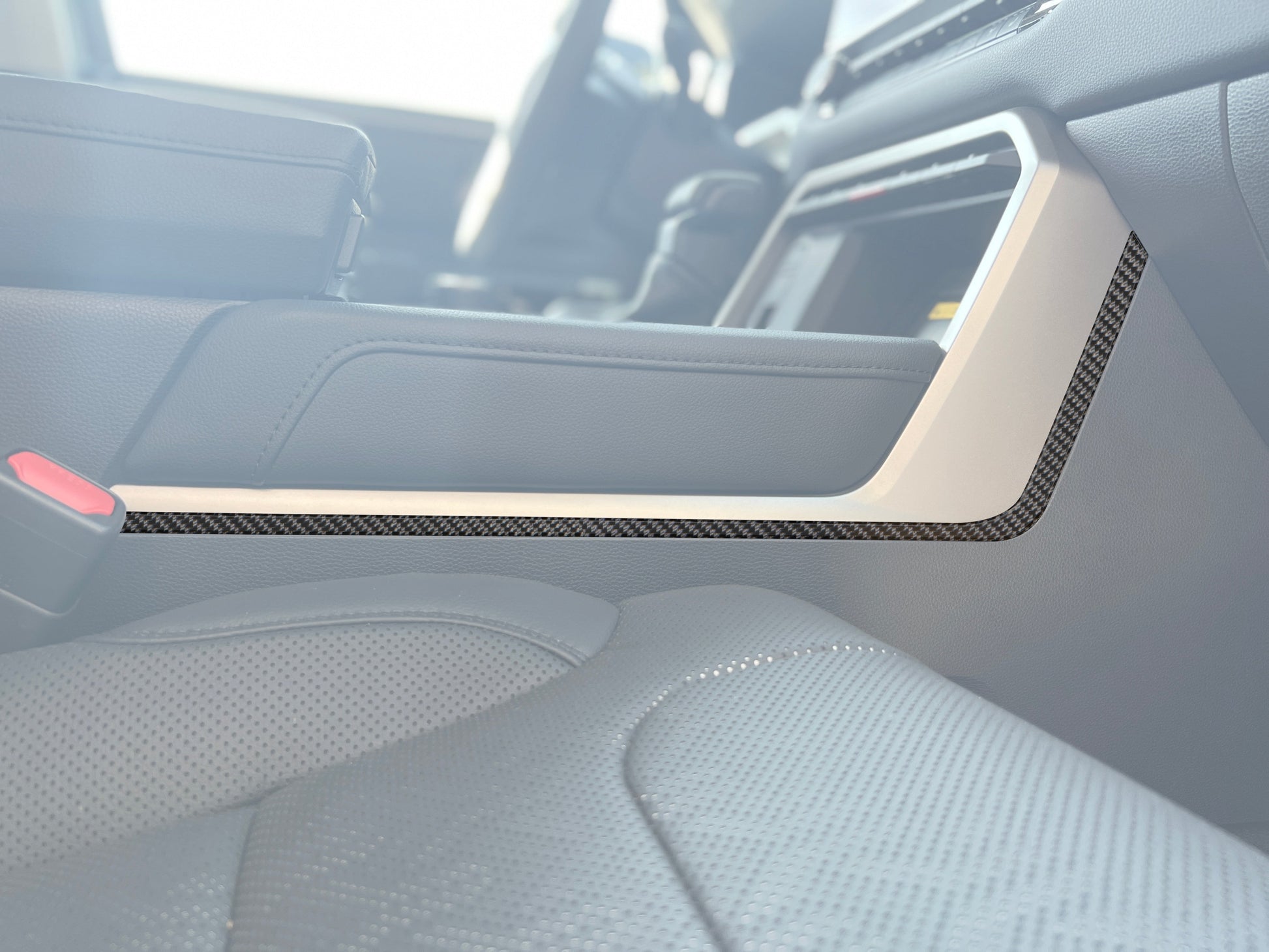 Center Console Side Accent Trim Fits 2022-2026 Toyota Tundra & 2023-2026 Toyota Sequoia by Tufskinz.com