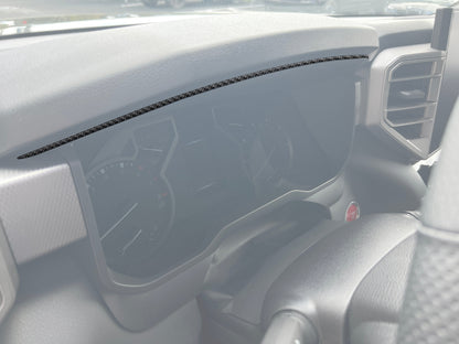Upper Instrument Gauge Cluster Accent Trim Fits 2022-2026 Toyota Tundra & 2023-2026 Toyota Sequoia by Tufskinz.com