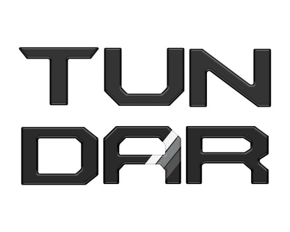 Tailgate Letter Inserts Fits 2022-2026 Toyota Tundra by Tufskinz.com