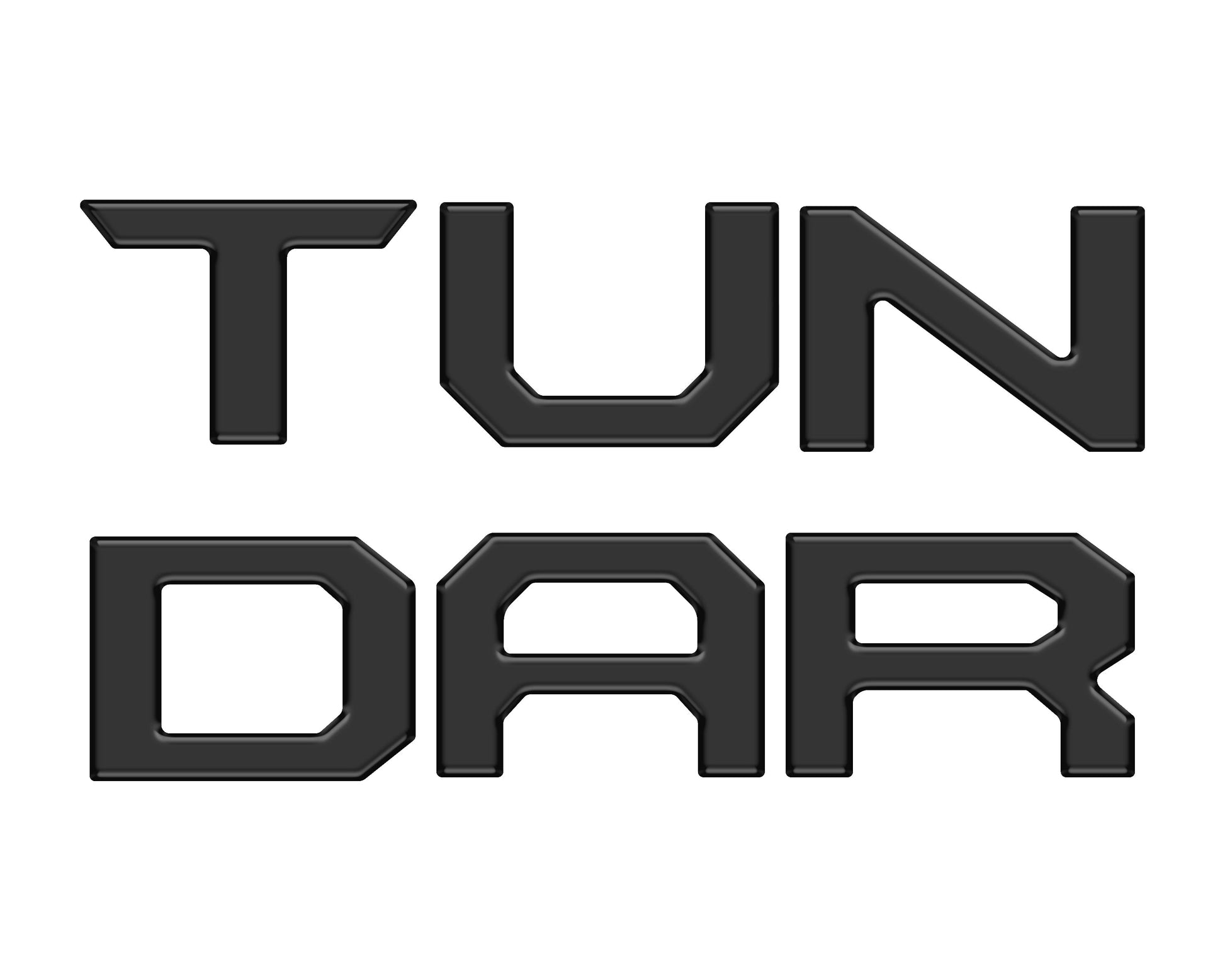 Tailgate Letter Inserts Fits 2022-2026 Toyota Tundra by Tufskinz.com