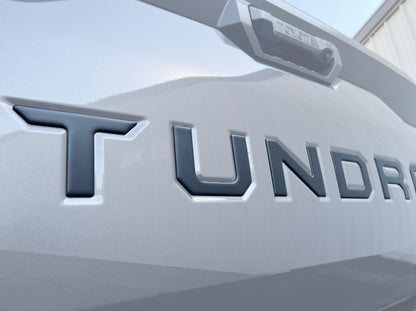 Tailgate Letter Inserts Fits 2022-2026 Toyota Tundra by Tufskinz.com