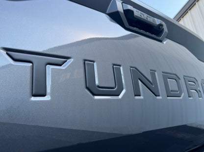 Tailgate Letter Inserts Fits 2022-2026 Toyota Tundra by Tufskinz.com