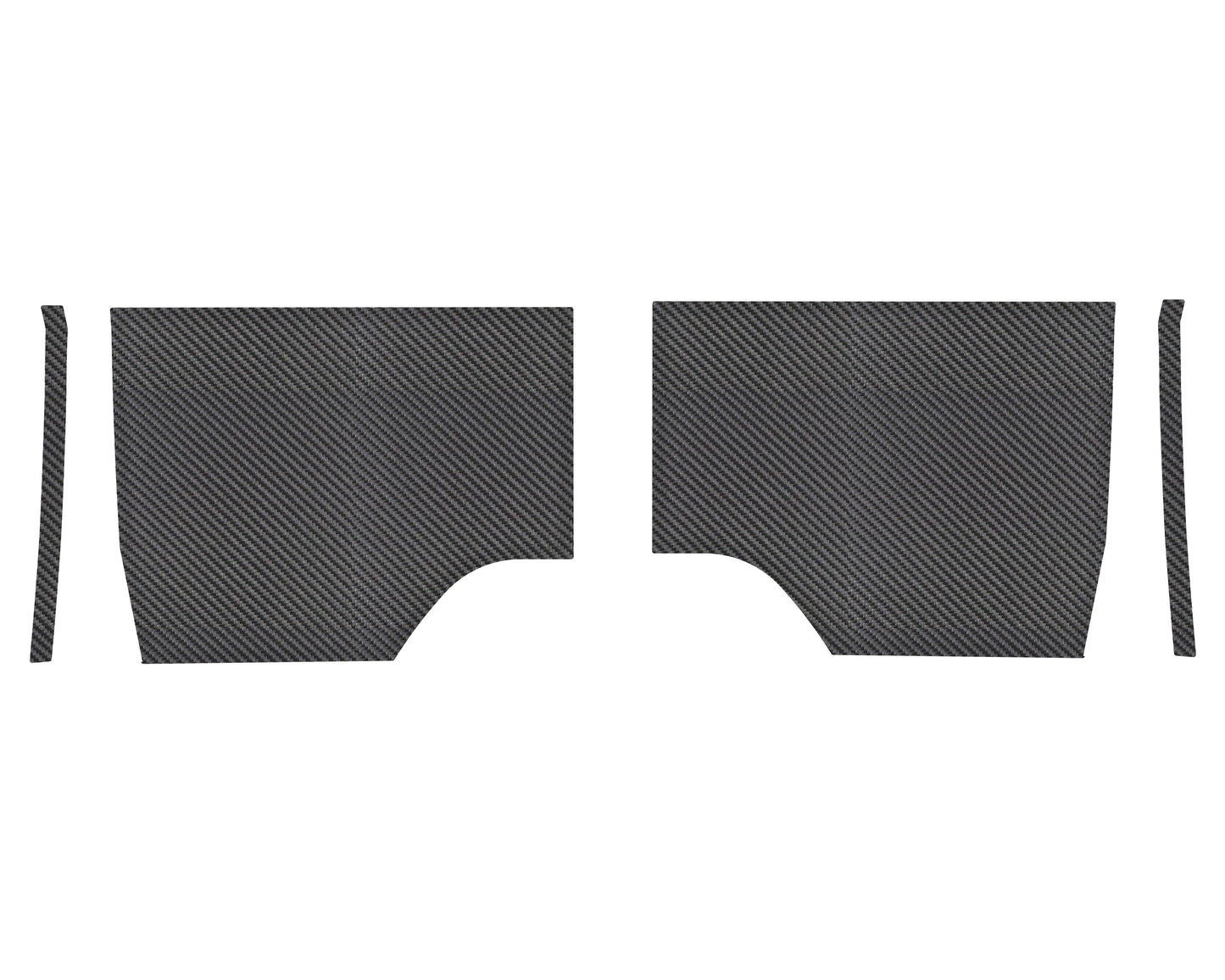Rear Bumper Side Overlays Fits 2022-2026 Toyota Tundra by Tufskinz.com