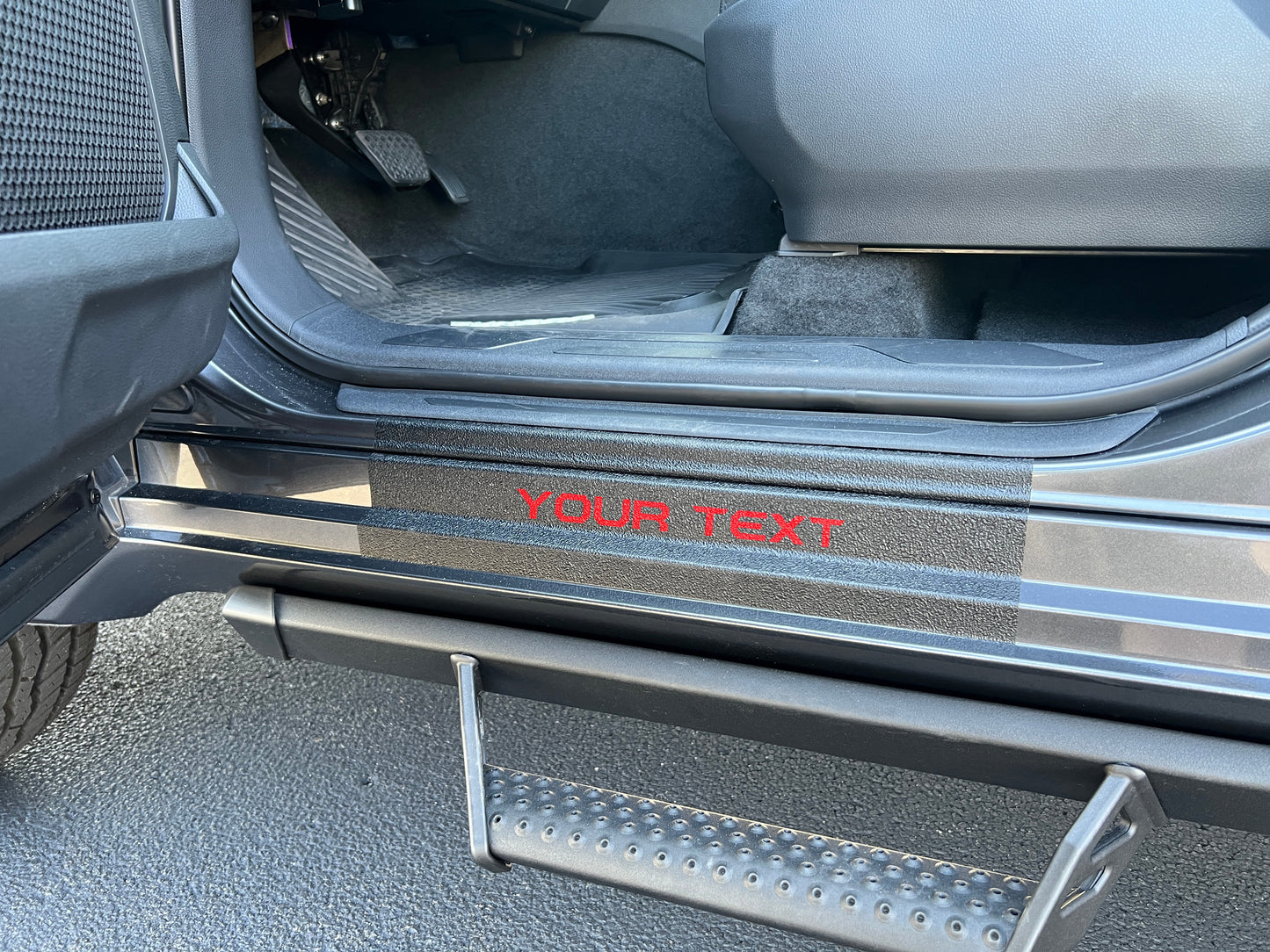 Door Sill Protection Overlays Fits 2022-2026 Toyota Sequoia by Tufskinz.com