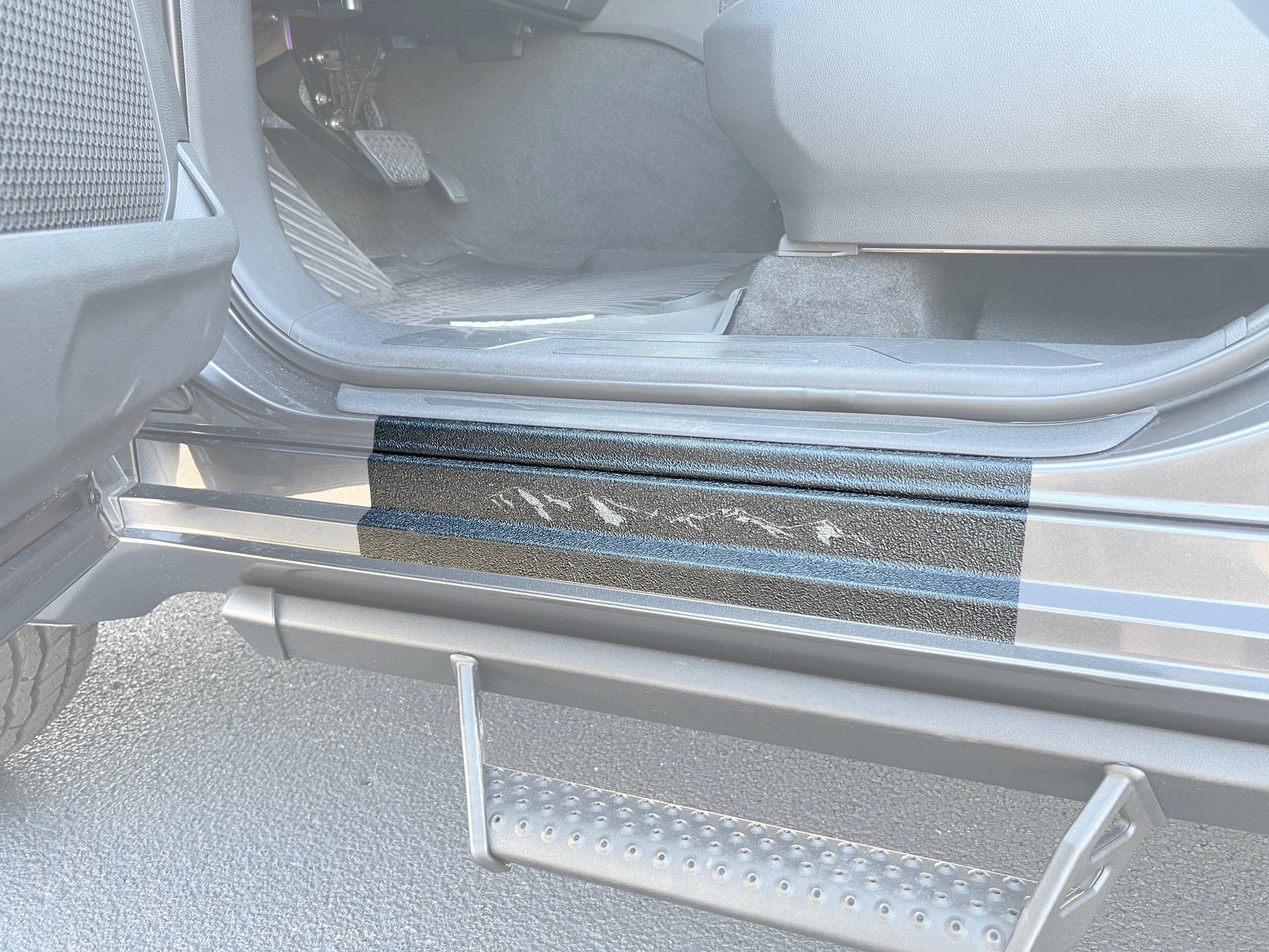Door Sill Protection Overlays Fits 2022-2026 Toyota Sequoia by Tufskinz.com