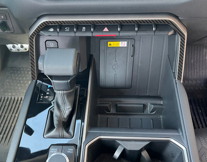 Upper Center Console Line Accent Trim Fits 2022-2026 Toyota Tundra & 2023-2026 Toyota Sequoia by Tufskinz.com