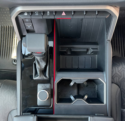 Center Console Thin Line Accent Trim Fits 2022-2026 Toyota Tundra & 2023-2026 Toyota Sequoia by Tufskinz.com