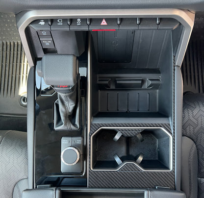 Center Cup Holder Accent Trim Fits 2022-2026 Toyota Tundra & 2023-2026 Toyota Sequoia by Tufskinz.com